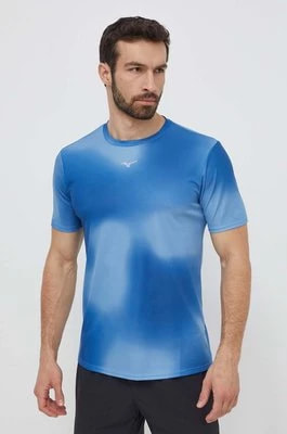 Zdjęcie produktu Mizuno t-shirt do biegania Core Graphic kolor niebieski wzorzysty J2GAB010