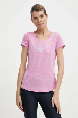 Zdjęcie produktu Mizuno t-shirt do biegania Impulse Core kolor różowy J2GAB213