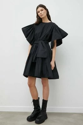 Zdjęcie produktu MMC STUDIO sukienka kolor czarny mini rozkloszowana