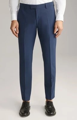 Zdjęcie produktu Modułowe spodnie garniturowe Blayr w kolorze ciemnoniebieskim z efektem melanżu Joop