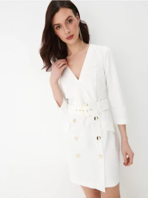 Zdjęcie produktu Mohito - Sukienka mini o kroju marynarki - Biały