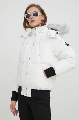 Zdjęcie produktu MOOSE KNUCKLES kurtka puchowa damska kolor biały zimowa