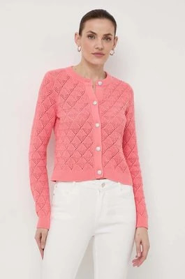 Zdjęcie produktu Morgan kardigan bawełniany kolor różowy lekki