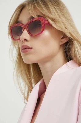 Zdjęcie produktu Moschino okulary przeciwsłoneczne damskie kolor różowy