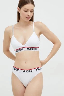 Zdjęcie produktu Moschino Underwear biustonosz kolor biały gładki