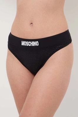 Zdjęcie produktu Moschino Underwear stringi kolor czarny 241V6A13084407
