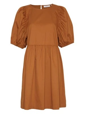 Zdjęcie produktu MOSS COPENHAGEN Sukienka "Mabelle Lana" w kolorze jasnobrązowym rozmiar: M