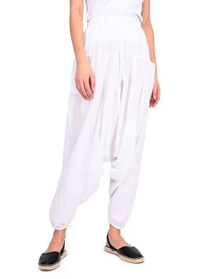 Zdjęcie produktu Namaste Spodnie w kolorze białym rozmiar: 34/36
