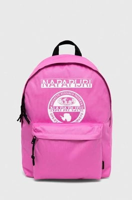 Zdjęcie produktu Napapijri plecak damski kolor różowy duży z nadrukiem