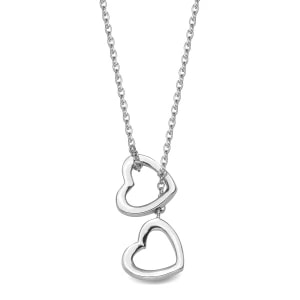 Zdjęcie produktu Naszyjnik srebrny - Hearts Hearts - Biżuteria YES