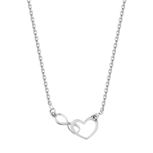 Zdjęcie produktu Naszyjnik srebrny - nieskończoność - Hearts Hearts - Biżuteria YES