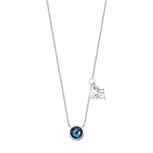 Zdjęcie produktu Naszyjnik srebrny z kryształem - Moods Moods - Biżuteria YES