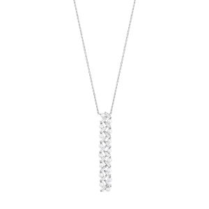 Zdjęcie produktu Naszyjnik srebrny z perłami i cyrkoniami - Pearls of Sky Pearls of Sky - Biżuteria YES