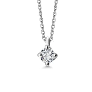 Zdjęcie produktu Naszyjnik z białego złota z diamentem - Valentine Valentine - Biżuteria YES