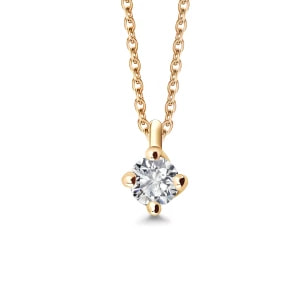 Zdjęcie produktu Naszyjnik złoty z diamentem - Valentine Valentine - Biżuteria YES