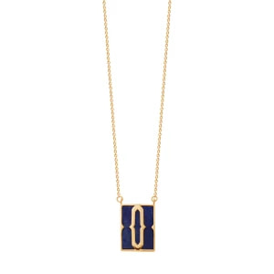 Zdjęcie produktu Naszyjnik złoty z lapis lazuli - Nomad Nomad - Biżuteria YES