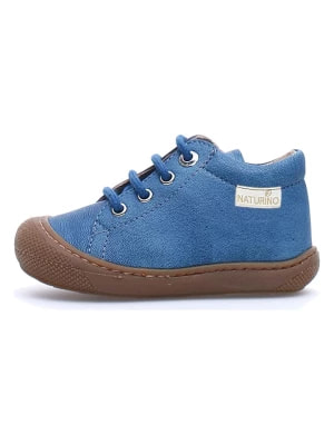 Zdjęcie produktu Naturino Skórzane sneakersy w kolorze niebieskim rozmiar: 25