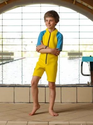 Zdjęcie produktu Neoprene Thermal Wetsuit Yellow/Aqua Blue iELM