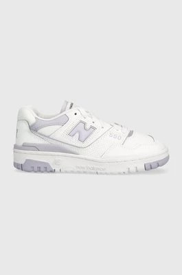 Zdjęcie produktu New Balance sneakersy skórzane BBW550BV BBW550BV kolor biały