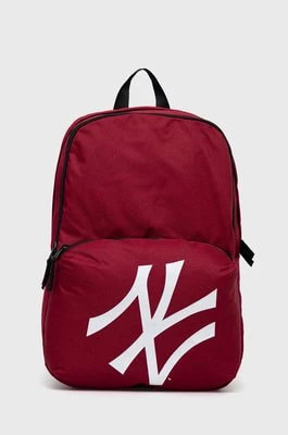 Zdjęcie produktu New Era plecak kolor bordowy duży gładki 60240059-mrn