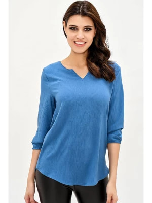 Zdjęcie produktu New Laviva Koszulka w kolorze niebieskim rozmiar: 38