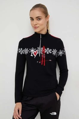 Zdjęcie produktu Newland sweter wełniany damski kolor czarny lekki