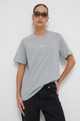 Zdjęcie produktu Nicce t-shirt damski kolor szary