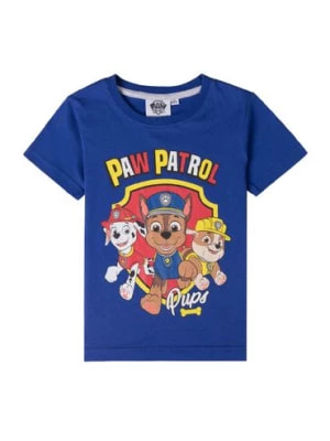 Zdjęcie produktu Niebieski t-shirt dla chłopca bawełniany Psi Patrol