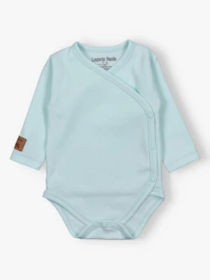 Zdjęcie produktu Niebieskie body kopertowe dla niemowlaka Lagarto Verde
