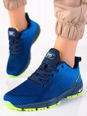 Zdjęcie produktu Niebieskie buty sportowe damskie DK