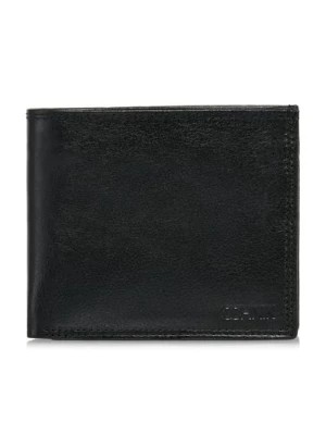 Zdjęcie produktu Niezapinany czarny skórzany portfel męski OCHNIK
