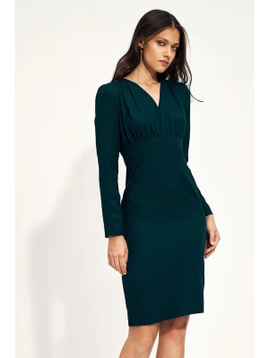 Zdjęcie produktu Nife Sukienka w kolorze ciemnozielonym rozmiar: 44