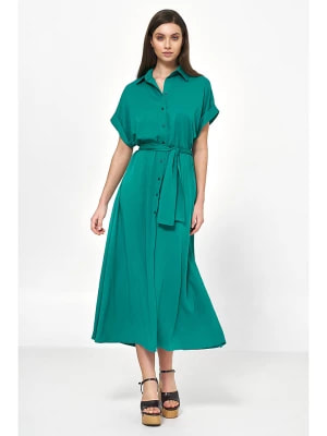 Zdjęcie produktu Nife Sukienka w kolorze zielonym rozmiar: 40/42