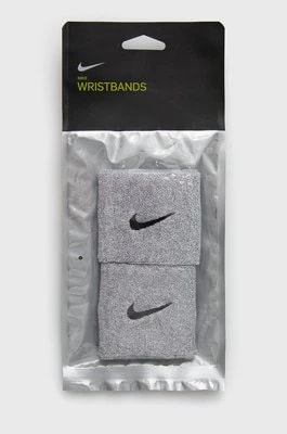 Zdjęcie produktu Nike Opaska na nadgarstek (2-pack) kolor szary