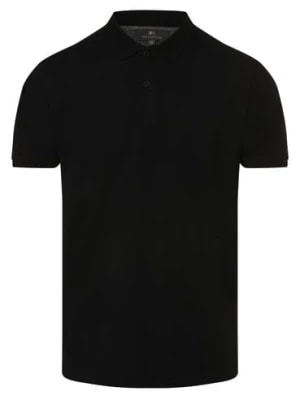 Zdjęcie produktu Nils Sundström Męska koszulka polo Mężczyźni Bawełna czarny jednolity,
