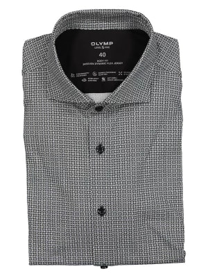 Zdjęcie produktu OLYMP Koszula "24/7 Level 5" - Body fit - w kolorze czarno-białym rozmiar: 38
