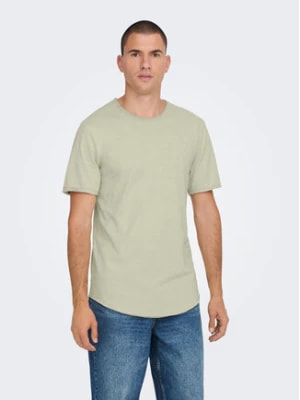 Zdjęcie produktu Only & Sons T-Shirt 22017822 Zielony Long Line Fit