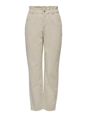 Zdjęcie produktu ONLY Spodnie "Ova-Darsy" w kolorze beżowym rozmiar: XS/L32