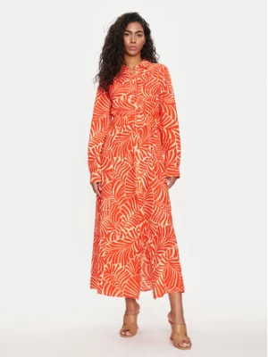 Zdjęcie produktu ONLY Sukienka koszulowa Callie 15318799 Pomarańczowy Regular Fit