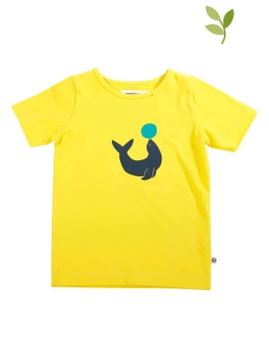 Zdjęcie produktu ONNOLULU Koszulka "Elton Seal" w kolorze żółtym rozmiar: 110/116