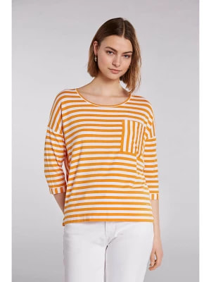 Zdjęcie produktu Oui Koszulka w kolorze pomarańczowo-białym rozmiar: 36