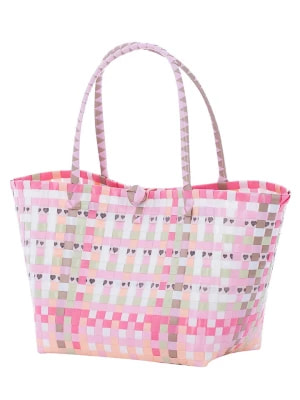 Zdjęcie produktu Overbeck and Friends Shopper bag "Lise" w kolorze jasnoróżowym - 34 x 20 x 26 cm rozmiar: onesize