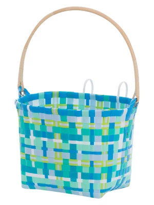 Zdjęcie produktu Overbeck and Friends Shopper bag "Mary" w kolorze zielono-błękitno-niebieskim - 39 x 28 x 15 cm rozmiar: onesize