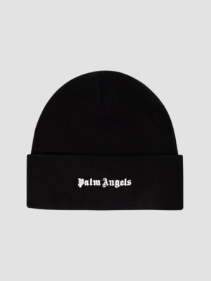 Zdjęcie produktu PALM ANGELS Czarna czapka z gumowym logo