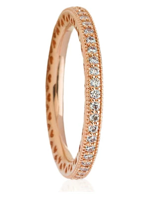 Zdjęcie produktu Pandora Pozłacany pierścionek z cyrkoniami rozmiar: 60