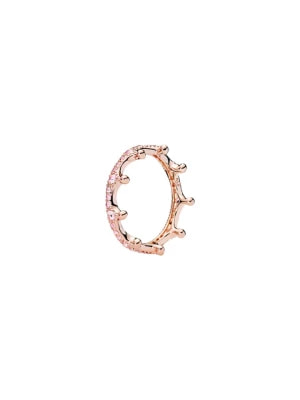 Zdjęcie produktu Pandora Pozłacany pierścionek z kryształami rozmiar: 60