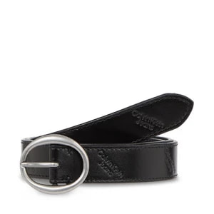 Zdjęcie produktu Pasek Damski Calvin Klein Jeans Round Classic Lthr Aop Belt K60K611245 Black Allover Logo 0GL