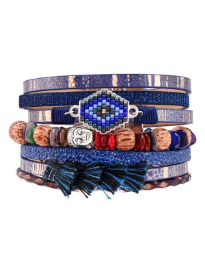 Zdjęcie produktu PATAGONIE Bransoletka w kolorze niebieskim z kryształami rozmiar: onesize