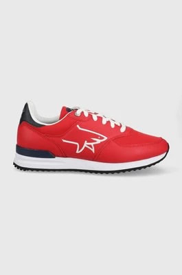 Zdjęcie produktu Paul&Shark buty skórzane kolor czerwony 22418001