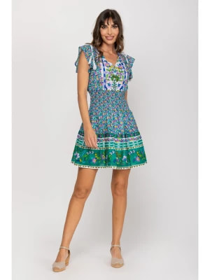 Zdjęcie produktu Peace & Love Sukienka w kolorze niebiesko-zielonym rozmiar: S